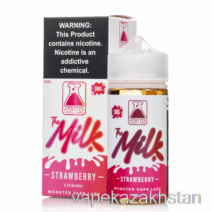 Vape Smoke Strawberry - The Milk - 100mL 6mg